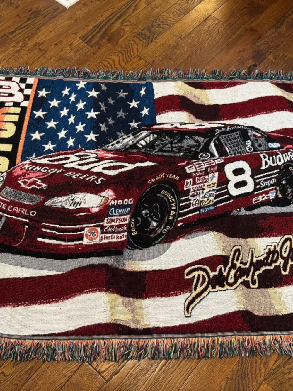 NASCAR Dale Earnhardt Jr #8 Northwest Company Woven Throw Blanket